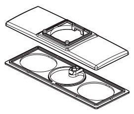 Delta Trillian RP101414SSPR Escutcheon and Base Plate