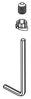 Delta Trillian RP101435SS Screw, Cover and Allen Wrench