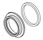 Delta Trillian RP101446 Handle Flange and Gasket