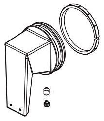Delta Trillian RP101454PCPR Temp Handle, Screw, Cover, Glide Ring