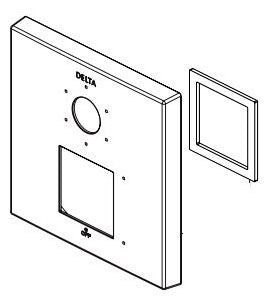 Delta Trillian RP101463KSPR Escutcheon and Gasket - 6 Setting