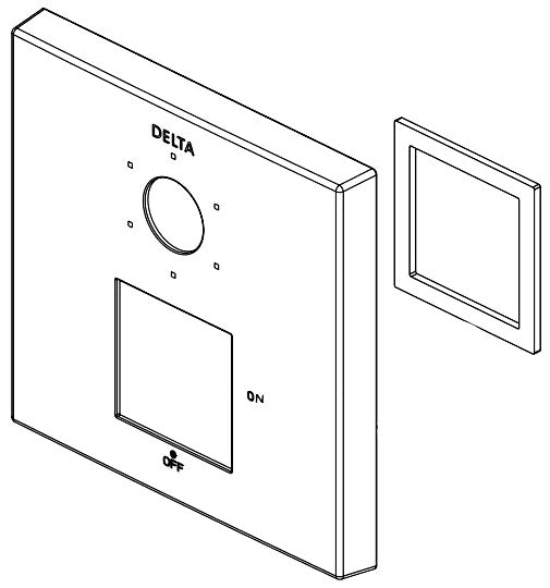 Delta Trillian RP101464KSPR Escutcheon and Gasket - 3 Setting