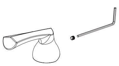 Delta Pierce RP101499PC Handle Kit