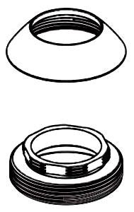 Delta Nicoli RP101550SS Bonnet Nut & Cap