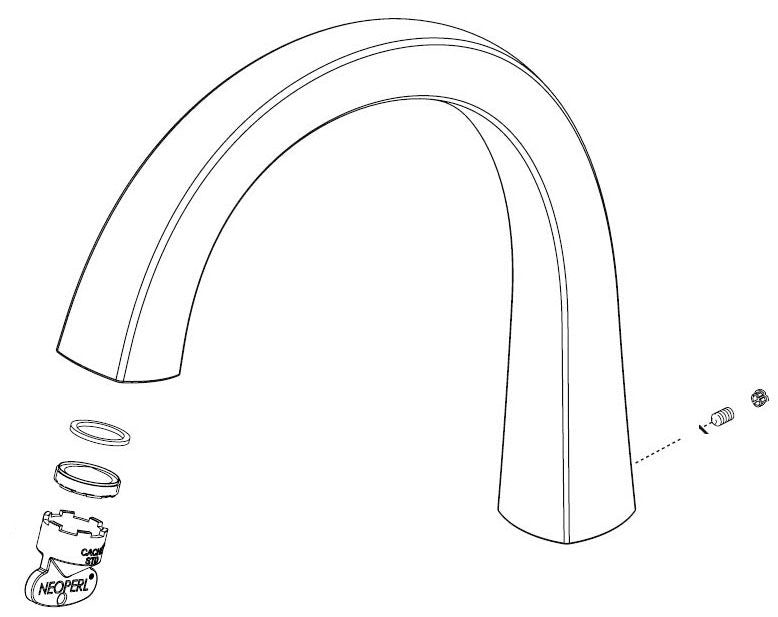 Delta Stryke RP101574CZ Spout Assembly