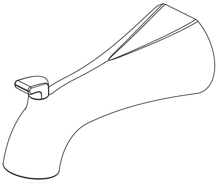 Delta Arvo RP101696PC Tub Spout