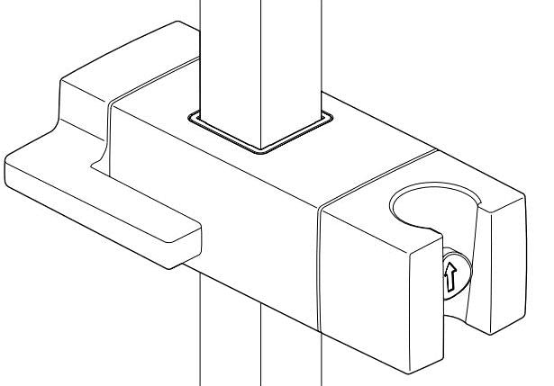 Brizo Essential Shower RP101698PN Slidebar Handshower Holder