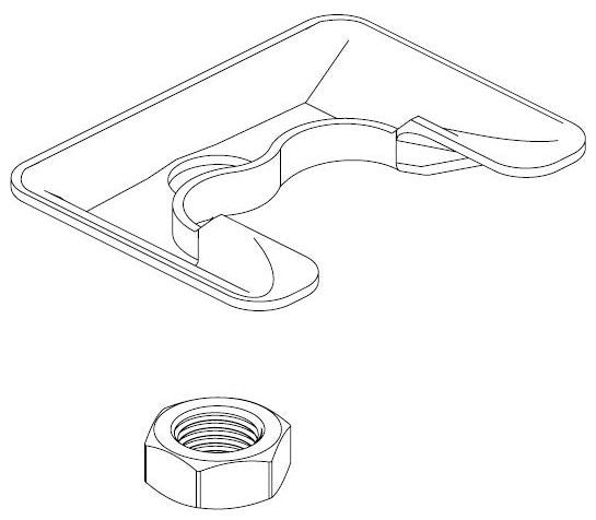 Delta RP101703 Mounting Hardware