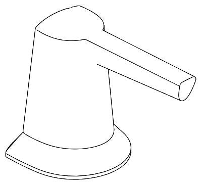 Delta Galeon RP101730PCPR 2H Widespread Lav Handle Kit