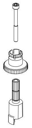 Delta Galeon RP101731 2H Widespread Lav Handle Stem Adapter