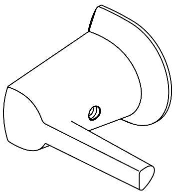 Delta Galeon RP101733PCPR 2H Wm Widespread Lav Handle Kit
