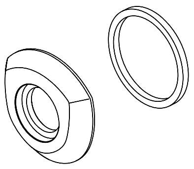 Delta Galeon RP101736PCPR Wm Lav Escutcheon And Gasket