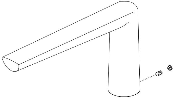 Delta Galeon RP101756PCPR Floor Mount Tub Filler Spout Assembly