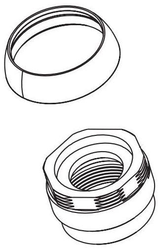 Peerless Precept RP101773BL Bonnet nut & cap