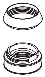 Peerless Precept RP101778BL Handle flange assembly