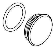 Brizo Tulham RP101791PN Handle Cap and O Ring