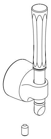 Brizo Tulham RP101792PC Handle & Set Screw - Bev