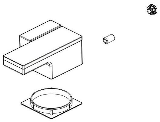 Brizo Frank Lloyd Wright RP101803PC 1H Wall Mount Lavatory Handle Kit