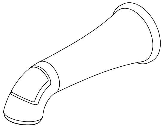 Delta Greydon RP101961PC Diverter Tub Spout