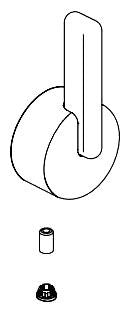 Brizo Allaria RP101996PCCL Handle Asm
