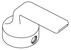 Brizo Allaria RP102000GL Temperature Control Handle