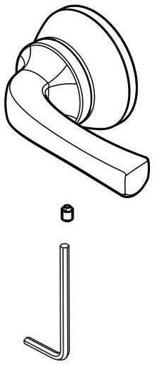 Delta Geist RP102030PC Metal Lever Handle Kit - 14 Series