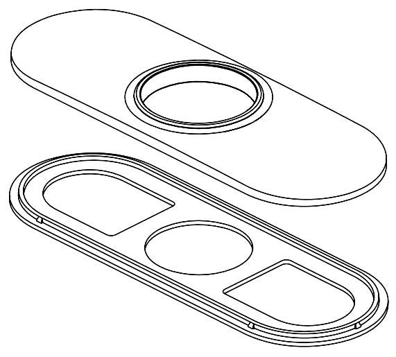 Delta Trinsic RP102057CZ Escutcheon