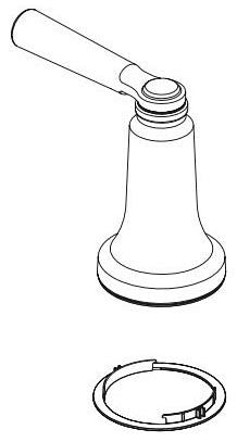 Delta Saylor RP102133BL Handle - Hot Centerset