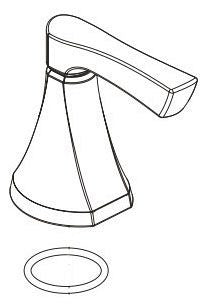 Delta Arcadia RP102173SP Two Metal Lever Handle Kit