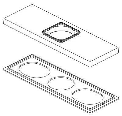 Delta Ara RP102192PC Escutcheon and Gasket