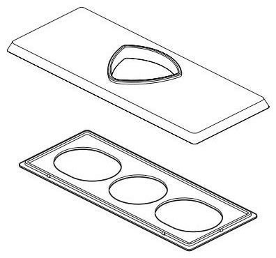 Delta Zura RP102199CZ Escutcheon and Gasket