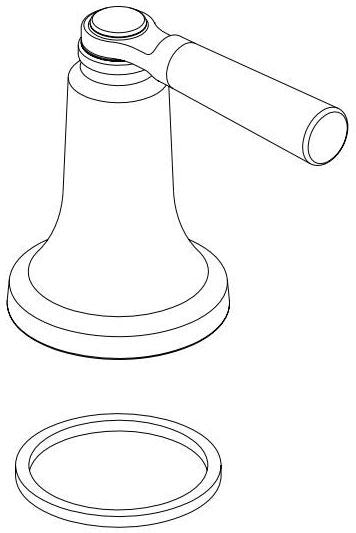 Delta Saylor RP102205PC Handle Kit - Roman Tub
