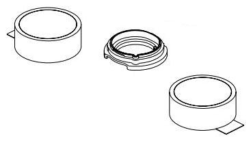 Delta Stryke RP102229BL Escutcheon, Base & Gasket