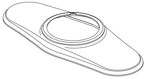 Delta Cassidy RP102236PN Escutcheon & Gasket