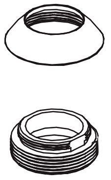 Delta Geist RP102242SP Single Handle Bonnet Nut & Cap