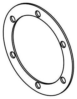 Delta Universal Showering Components RP103201 Heating Element Gasket