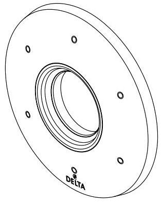 Delta Tetra RP103296PCPR 6 Function Escutcheon
