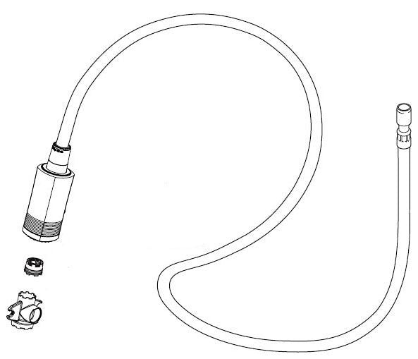 Brizo Kintsu RP103406PC Hose & Sprayer Assembly