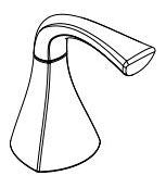 Delta Lampard RP103424SP Two Metal Lever Handle Kit