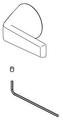 Delta Sparrow RP103555CZ Metal Lever Handle Kit - 14 Series
