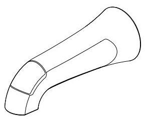 Delta Sparrow RP103556CZ Tub Spout - Diverter