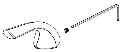 Delta Eldren RP103566PC Single Metal Lever Handle Kit