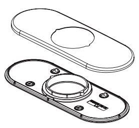 Delta Eldren RP103568CZ Escutcheon and Base Plate