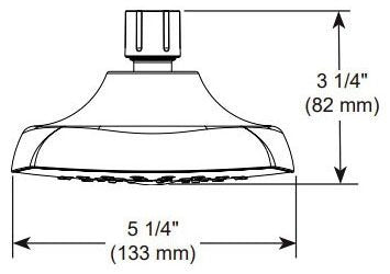 Delta Knoxville RP103612CZ Single Function Showerhead
