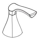 Delta Sandover RP103688SP Handle Assembly