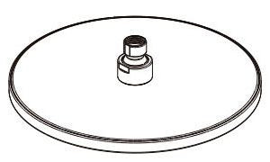 Delta Modern RP103694CZ Single Setting Raincan