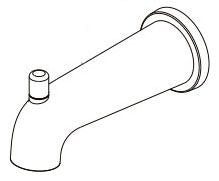 Delta Modern RP103696SP Tub Spout - Diverter
