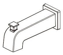 Delta Modern RP103702CZ Tub Spout - Diverter