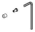 Delta Broderick RP103729CZ Set Screw, Cover and Wrench