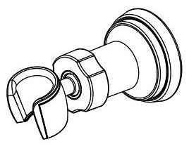 Delta Broderick RP103741BL Wall Mount Assembly